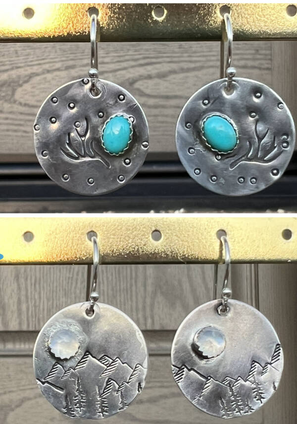 Turquoise & Tequila - Dangle Earrings 4pm