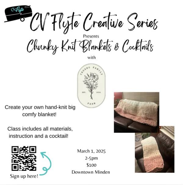 Chunky Knit Blankets & Cocktails!